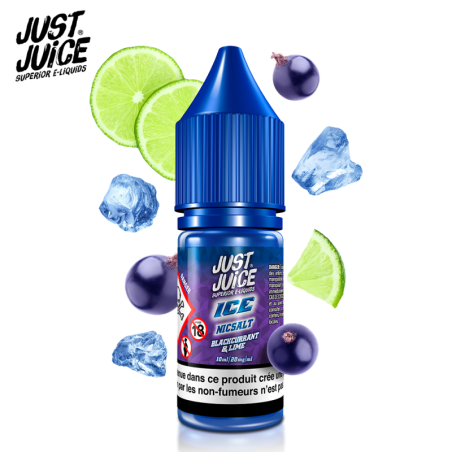 MENTHE PURE ICE 10ML NIC SALT - JUST JUICE-AlkaVape.fr - Vapotes - E-liquides - Résistances-4,99 €