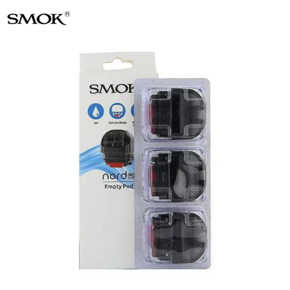 CARTOUCHE SANS RÉSISTANCE NORD 5 5ML (3PCS) - SMOK|AlkaVape|5,99 €