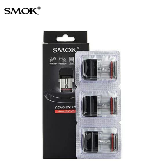 CARTOUCHE NOVO 2X 2ML (3PCS) - SMOK|AlkaVape|8,99 €