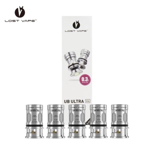 RÉSISTANCES UB ULTRA V4 M8-M7-M6 COIL V4 (5PCS) - LOST VAPE