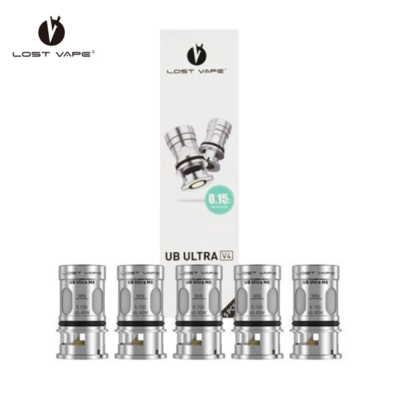 RÉSISTANCES UB ULTRA V4 M8-M7-M6 COIL V4 (5PCS) - LOST VAPE