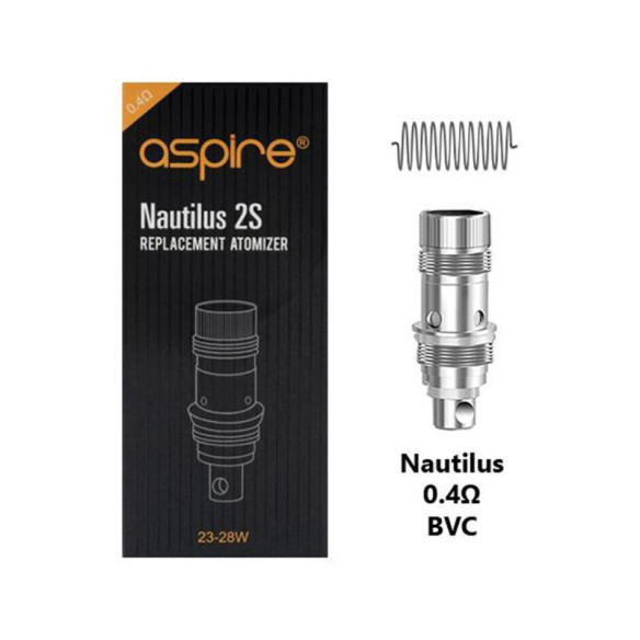 RÉSISTANCES NAUTILUS (5PCS) - ASPIRE-9,99 €-AlkaVape-