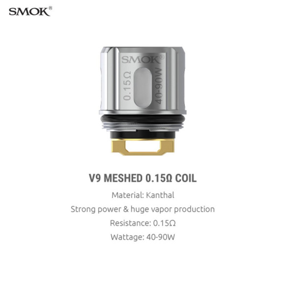 RÉSISTANCES TFV9 (5PCS) - SMOK|AlkaVape|11,99 €