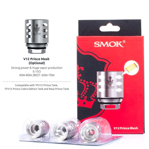 RÉSISTANCES TFV12 P-TANK (3PCS) - SMOK|AlkaVape|7,99 €
