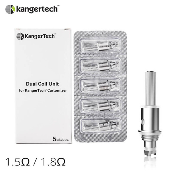 RÉSISTANCES DUAL COIL (5PCS) - KANGERTECH