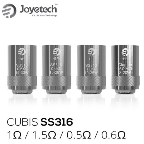 JOYETECH RÉSISTANCE CUBIS AIO SS316 (5PCS)