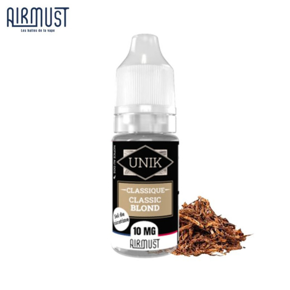 CLASSIC BLOND 10ML NIC SALT - UNIK BY AIRMUST