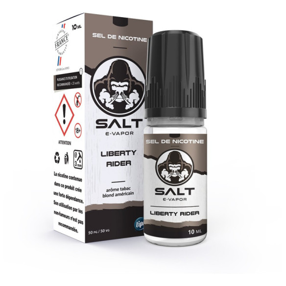 SALT E-VAPOR: LIBERTY RIDER 10ML - LE FRENCH LIQUIDE