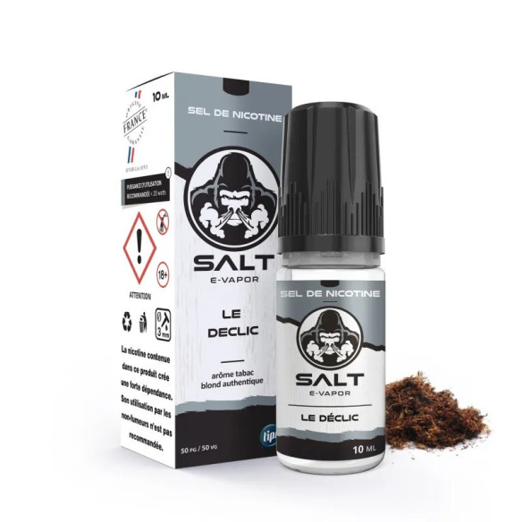SALT E-VAPOR: LE DÉCLIC 10ML - LE FRENCH LIQUIDE
