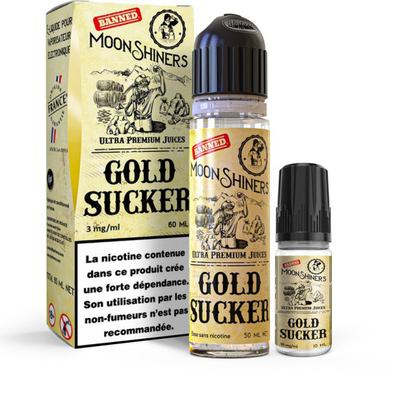 GOLD SUCKER 60ML EASY2SHAKE - MOON SHINERS BY LE FRENCH LIQUIDE