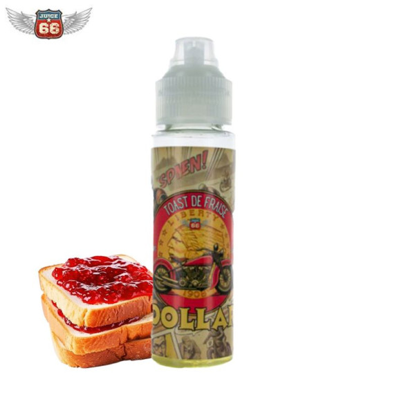 TOAST DE FRAISE 50ML - DOLLAR|AlkaVape|13,99 €