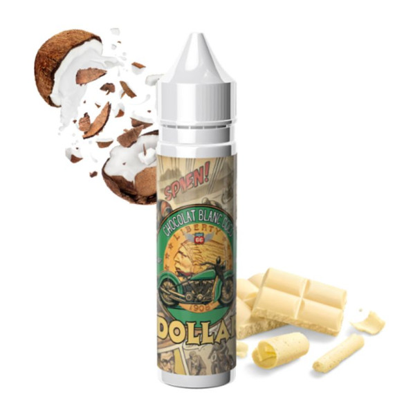 CHOCOLAT BLANC COCO 50ML - DOLLAR|AlkaVape|13,99 €