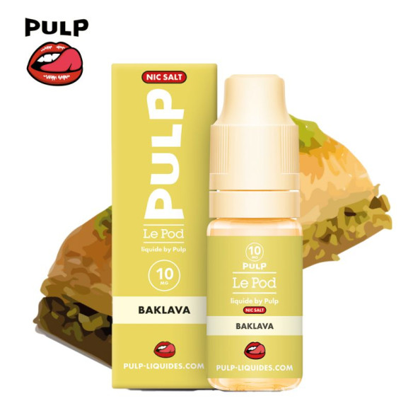 BAKLAVA 10ML NIC SALT - LE POD LIQUIDE BY PULP