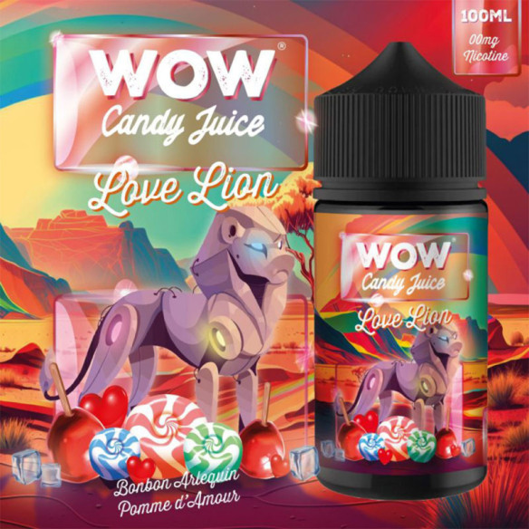 LOVE LION 100ML - WOW CANDY JUICE EVOLUTION BY MADE IN VAPE
