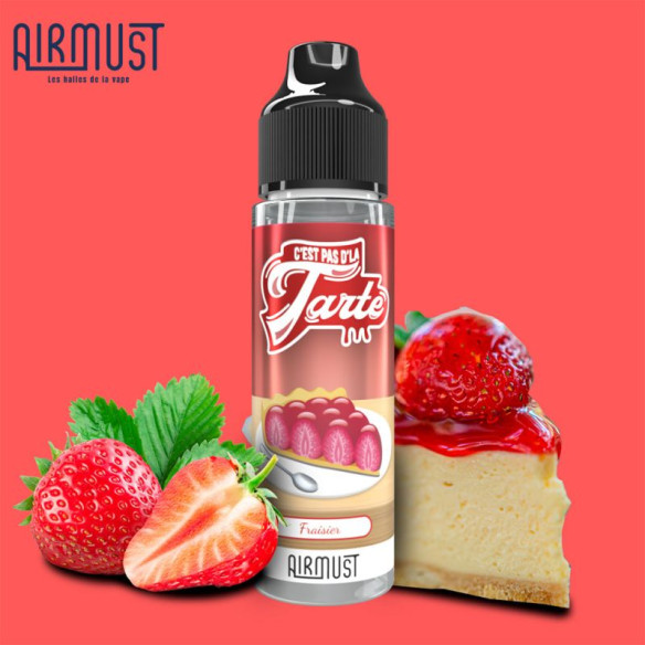 FRAISIER 60ML - C'EST PAS D'LA TARTE BY AIRMUST