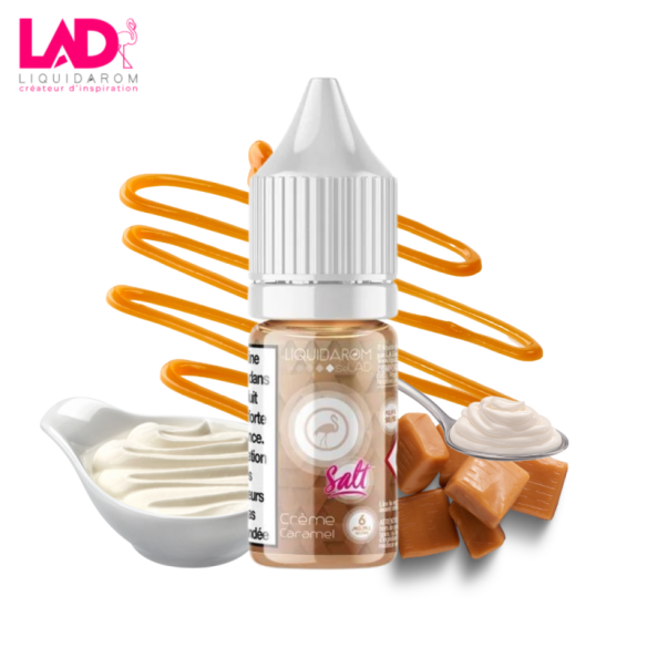 CRÈME CARAMEL 10ML NIC SALTS - SELAD BY LIQUIDAROM