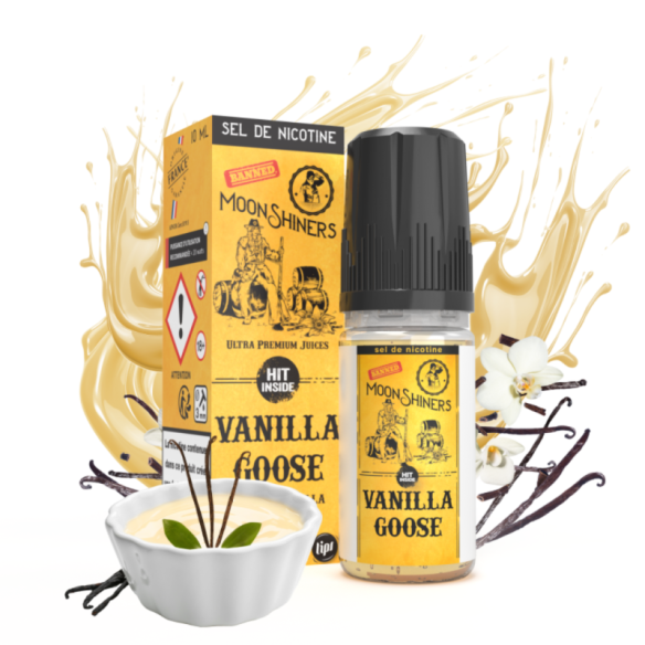 MOONSHINERS HIT INSIDE VANILLA GOOSE NIC SALTS 10ML - LE FRENCH LIQUIDE