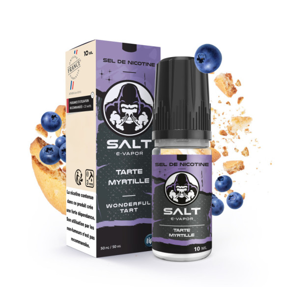 WONDERFUL TART MYRTILLE 10ML - SALT E-VAPOR BY LE FRENCH LIQUIDE