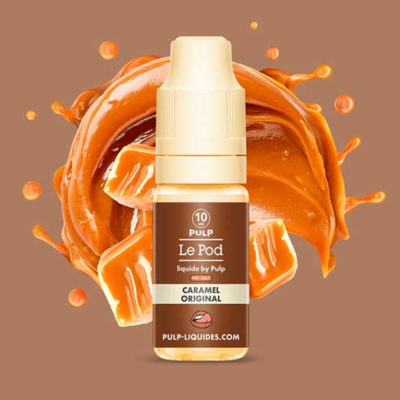 CARAMEL ORIGINAL 10ML - POD BY PULP NIC SALT