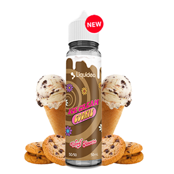 ICE CREAM COOKIE 50ML - WPUFF FLAVORS BY LIQUIDEO