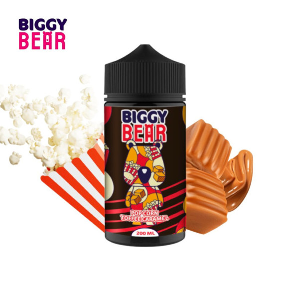 POP CORNTOFFEE CARAMEL 200ML - BIGGY BEAR