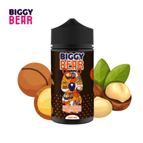 MACADAMIA NUT BRITTLE 200ML - BIGGY BEAR