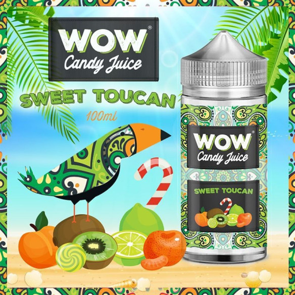 SWEET TOUCAN 100ML - WOW CANDY JUICE BY MADE IN VAPE