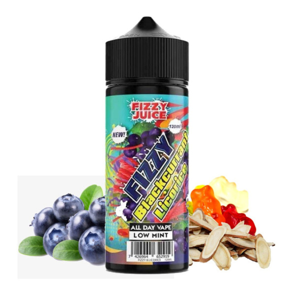 BLACKCURRANT LICORICE 100ML - FIZZY