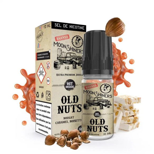 MOON SHINERS : OLD NUTS 10ML SALT - LE FRENCH LIQUIDE
