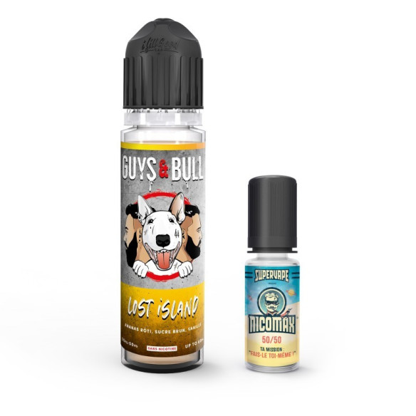LOST ISLAND 60ML EASY2SHAKE - GUYS & BULL BY LE FRENCH LIQUIDE