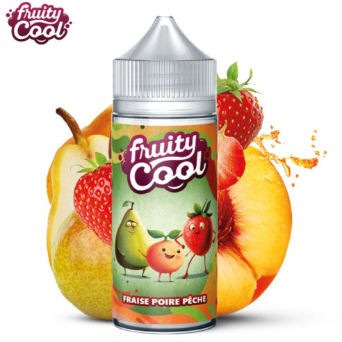 FRAISE POIRE PÊCHE 100ML - FRUITY COOL