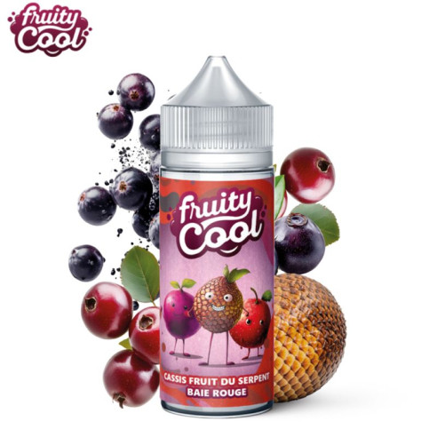CASSIS FRUIT DU SERPENT BAIE ROUGE 100ML - FRUITY COOL
