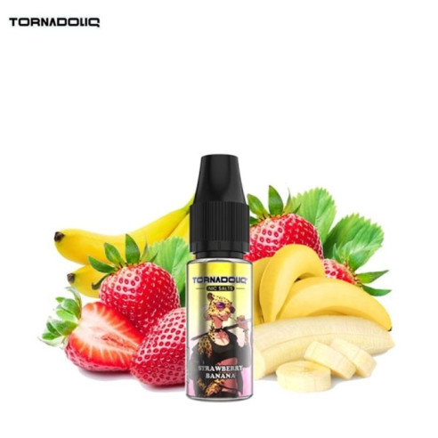STRAWBERRY BANANA 10ML NIC SALT - TORNADOLIQ