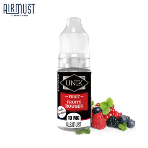FRUITS ROUGES 10ML NIC SALT - UNIK BY AIRMUST