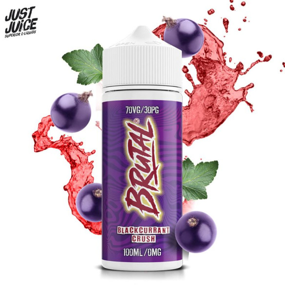 BLACKCURRANT CRUSH 100ML - BRUTAL BY JUST JUICE