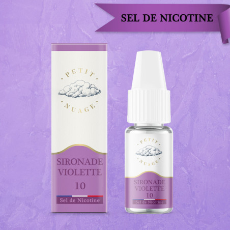 SIRONADE VIOLETTE 10ML NIC SALT - PETIT NUAGE-AlkaVape.fr - Vapotes - E-liquides - Résistances-4,99 €