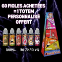 OFFRE THUNDER VAPE 100ML + TOTEM PERSONNALISÉ