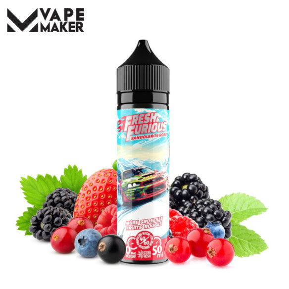 BANDOLEROS ROAD 50ML - FRESH & FURIOUS BY VAPE MAKER