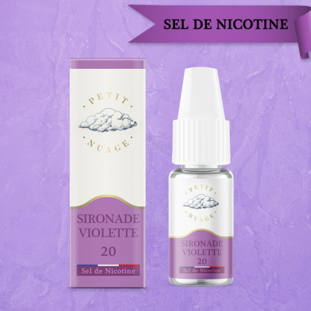 SIRONADE VIOLETTE 10ML NIC SALT - PETIT NUAGE