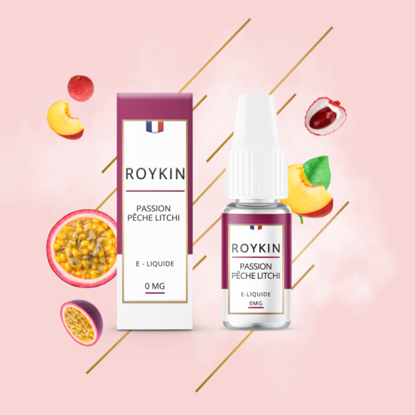 PASSION PÊCHE LITCHI 10ML - ROYKIN