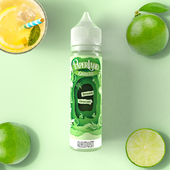 GREEN FIZZ 60ML - PAPERLAND BY AIRMUST