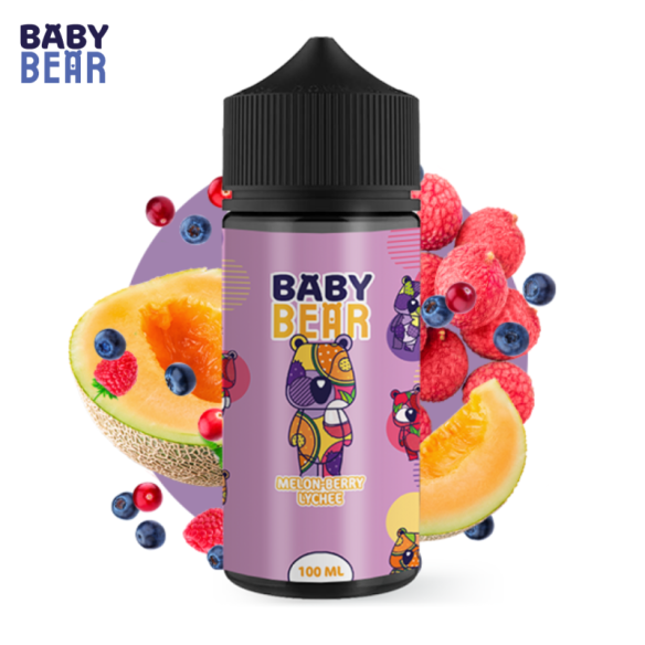 MELON BERRY LYCHEE 100ML - BABY BEAR