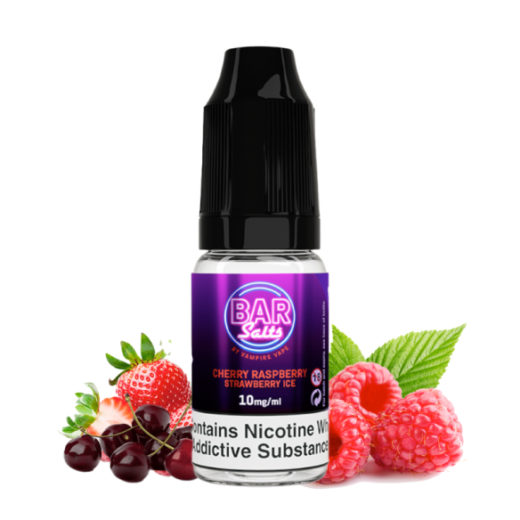 CHERRY RASPBERRY STRAWBERRY 10ML - BAR SALTS BY VAMPIRE VAPE