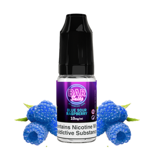 BLUE SOUR RASPBERRY 10ML - BAR SALTS BY VAMPIRE VAPE