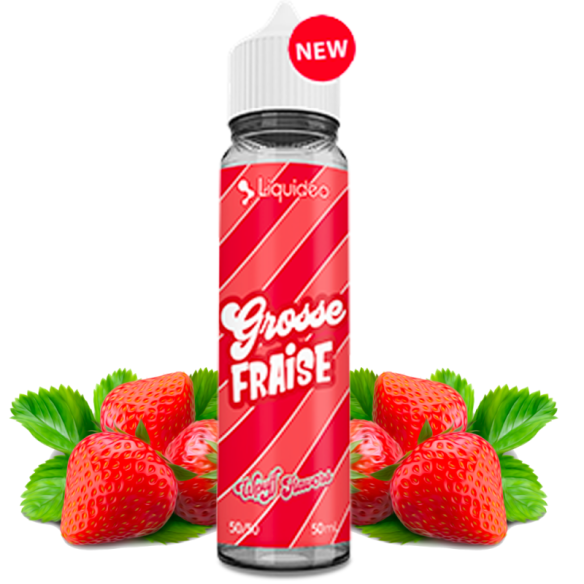 GROSSE FRAISE 50ML - WPUFF FLAVORS BY LIQUIDEO