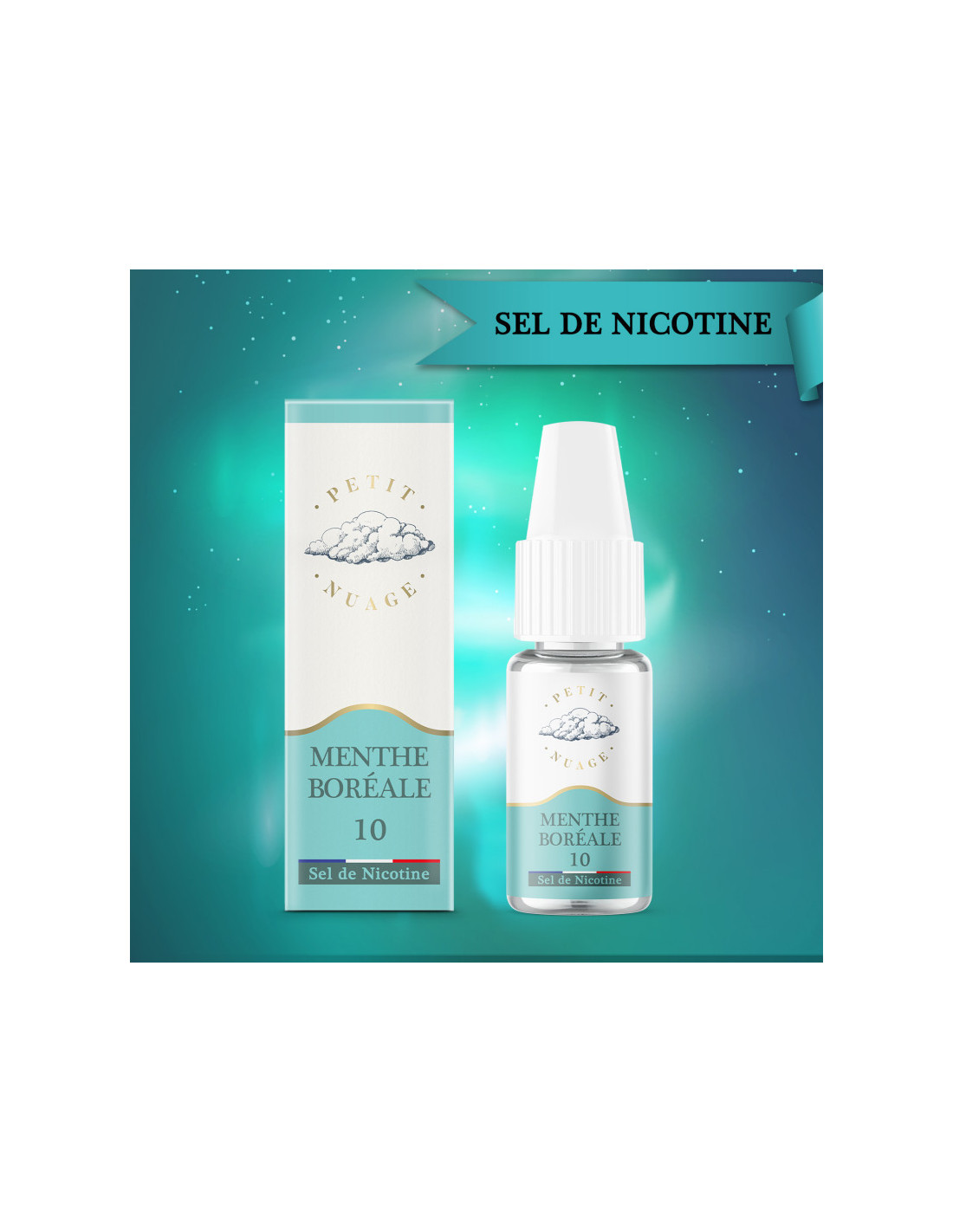MENTHE BORÉALE 10ML NIC SALT - PETIT NUAGE 4,99 € AlkaVape