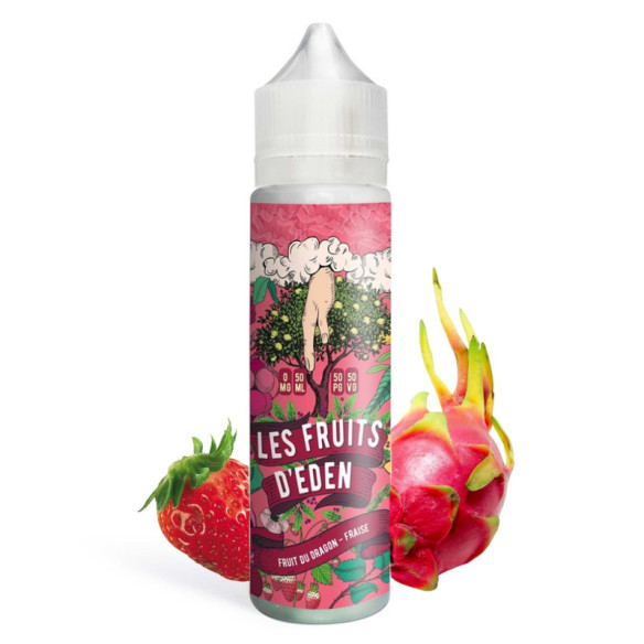 FRUIT DU DRAGON FRAISE 50ML - LES FRUITS D'EDEN