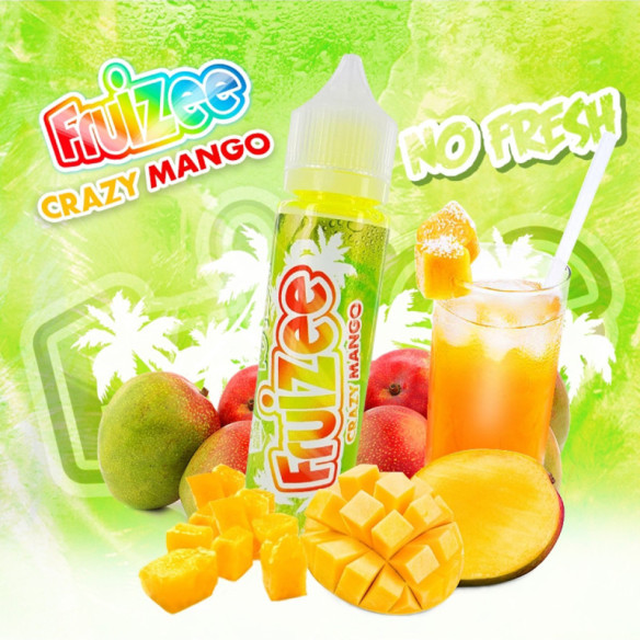 CRAZY MANGO 50ML - FRUIZEE NO FRESH BY ELIQUID FRANCE