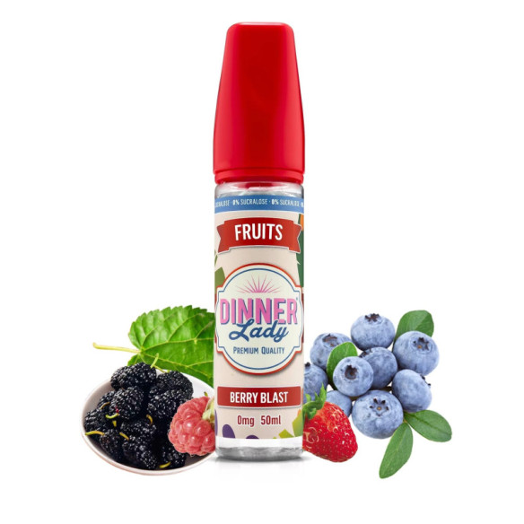 BERRY BLAST 50ML 0% SUCRALOSE - DINNER LADY