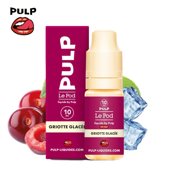 GRIOTTE GLACÉE 10ML NIC SALT - LE POD LIQUIDE BY PULP